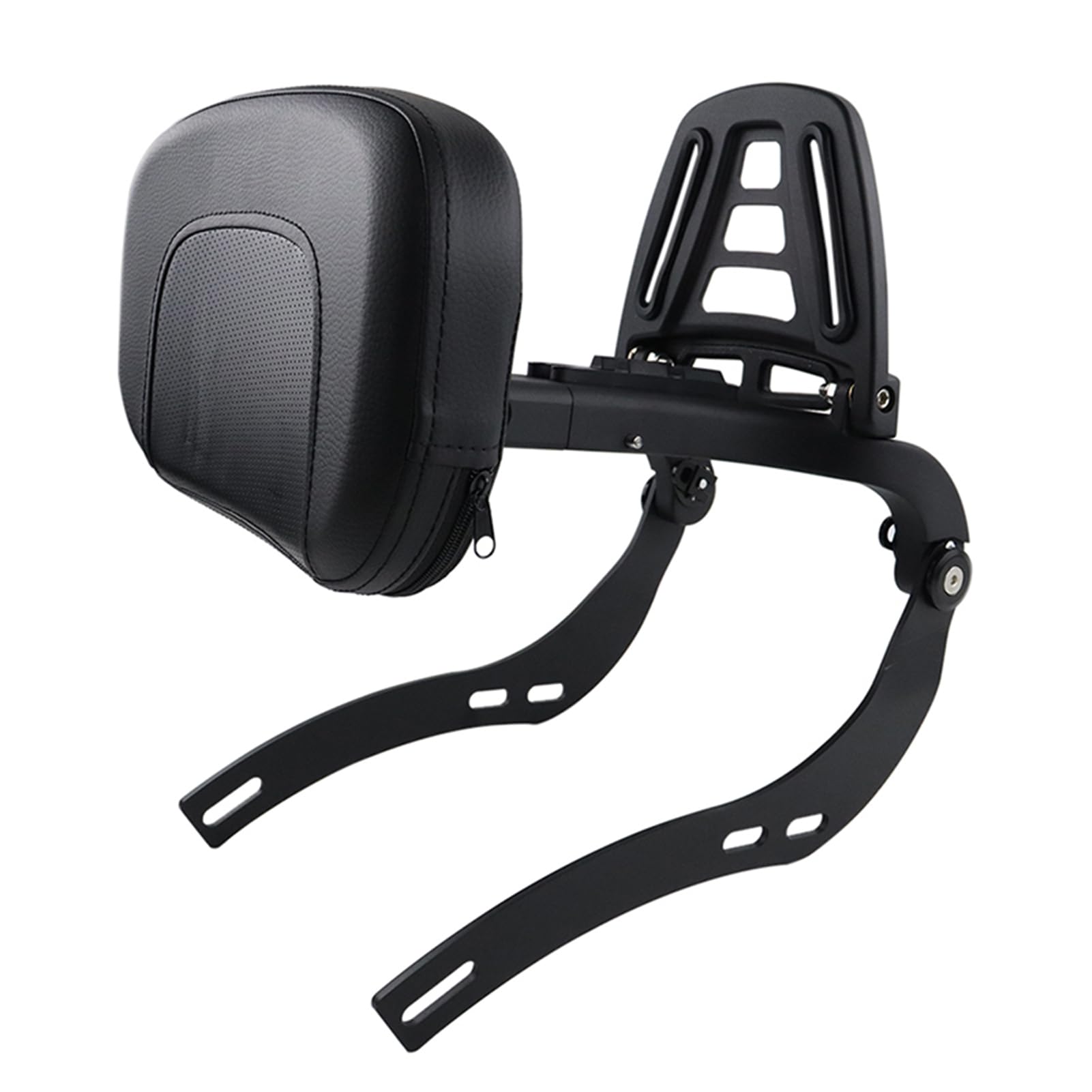 GYMARK Motorrad Multifunktions Sissy bar für Fahrer und Beifahrer verstellbare Rückenlehne für Indian Scout Bobber Sixty Rogue Twenty 2018-2023 mit klappbarem Motorrad Gepäckträger (Schwarz) von GYMARK