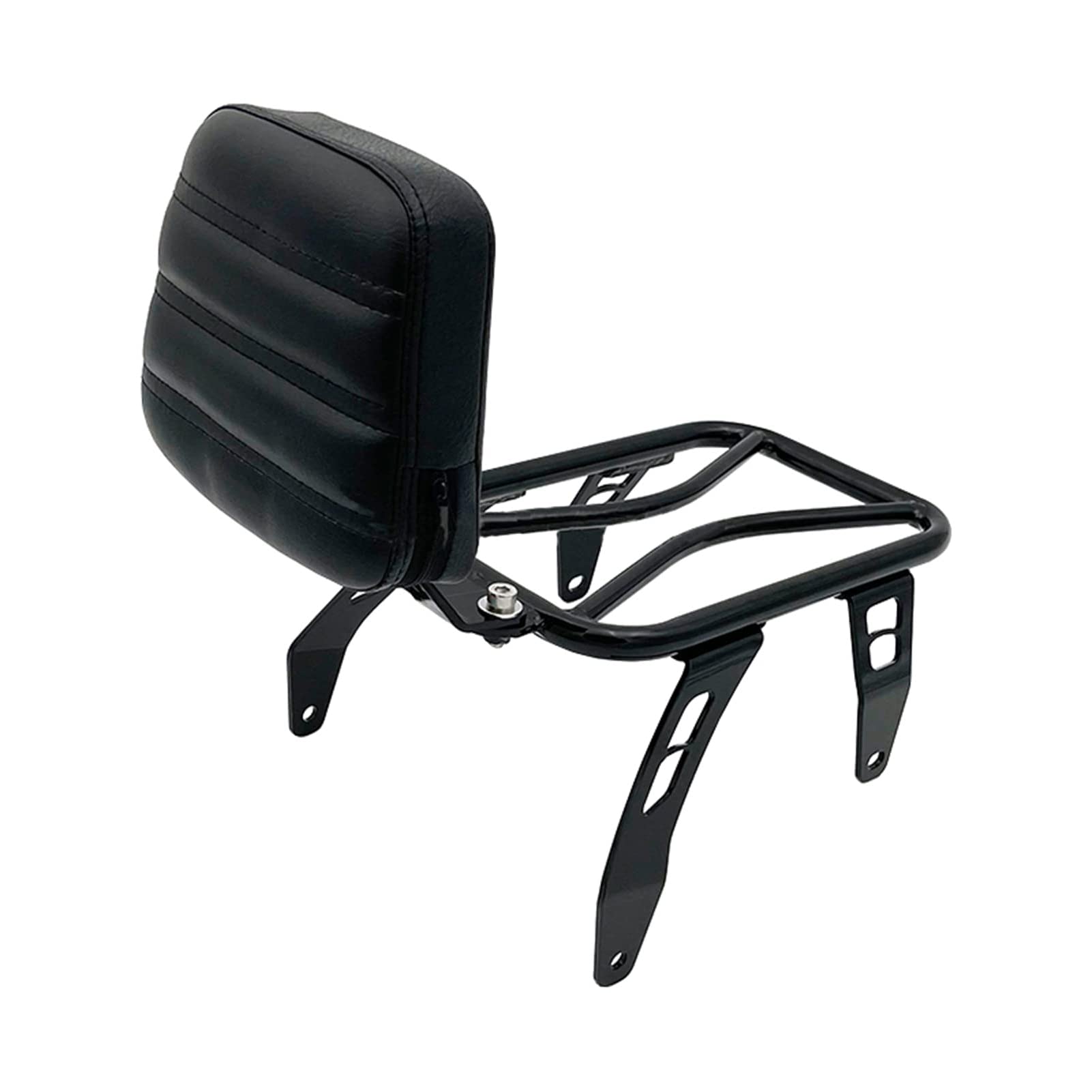GYMARK Motorrad-Gepäckträger Fahrer Rückenlehne Sissy Bar für Indian Scout Bobber Twenty Sixty 2018-2023 mit Rücksitzverlängerung Zubehör (schwarz) von GYMARK