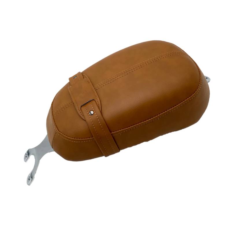 Solo Beifahrersitz hinten für Indian Scout Sixty 2016-2022, Scout 2015-2022 Leder Sozius Pad Ersatz Motorradzubehör (Braun) von GYMARK