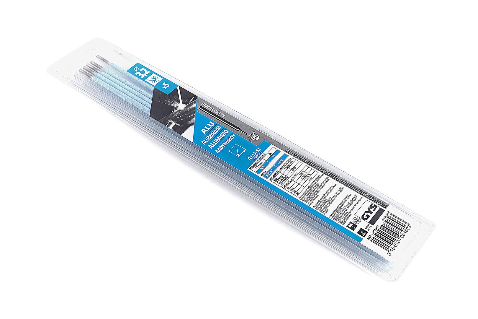 GYS 3,2 mm. Aluminiumelektrode 5 Stück GYS 3,2 mm. Aluminiumelektrode 5 Stück von GYS