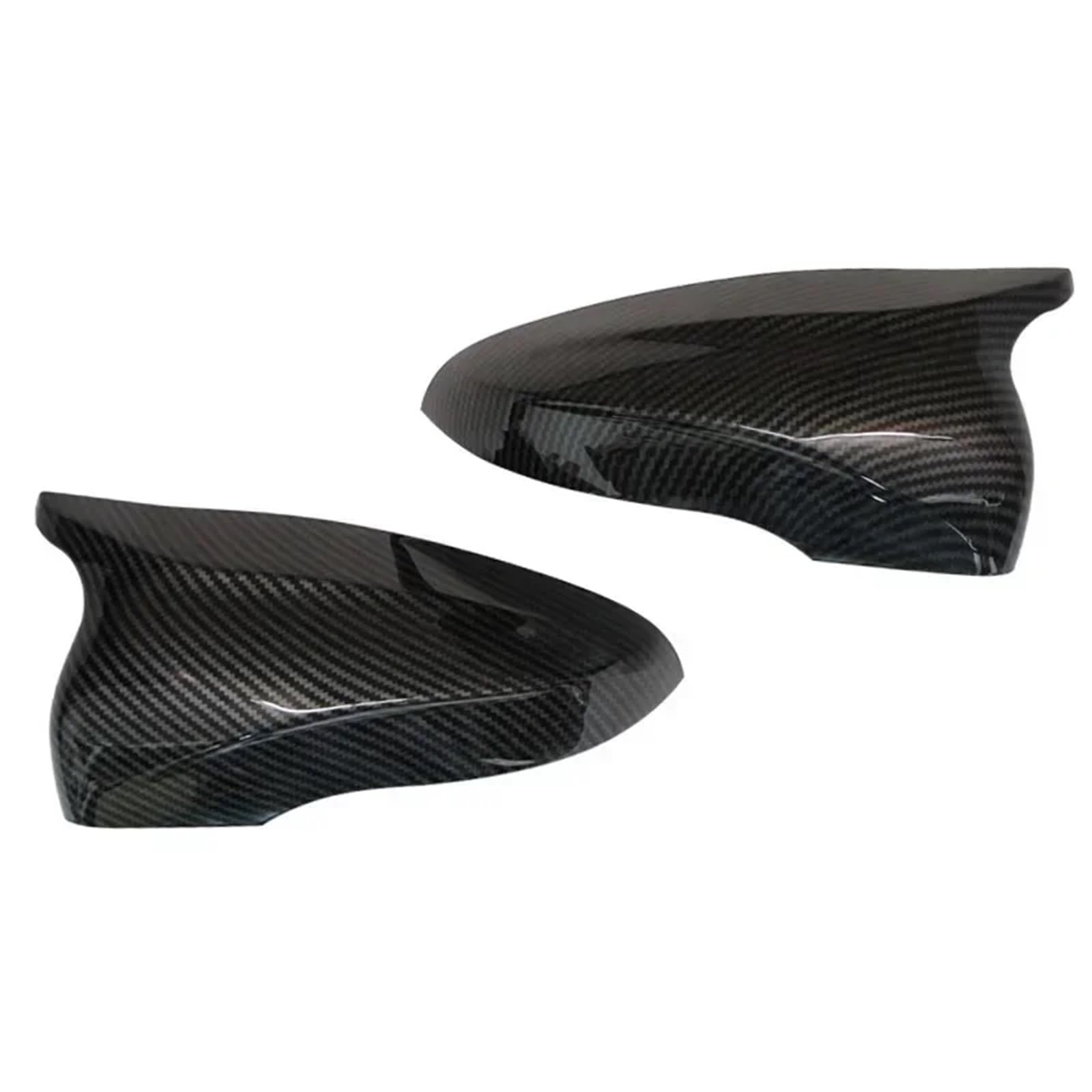 Außenspiegelkappe Kompatibel Mit VW Für Golf Mk6 Für GTI Für GTD R 2009 2010 2011 2012 2013 Auto-Seiten-Rückspiegelkappen-Abdeckungsseite Für Außenspiegelabdeckung(Carbon Fiber Pattern) von GYTTAK