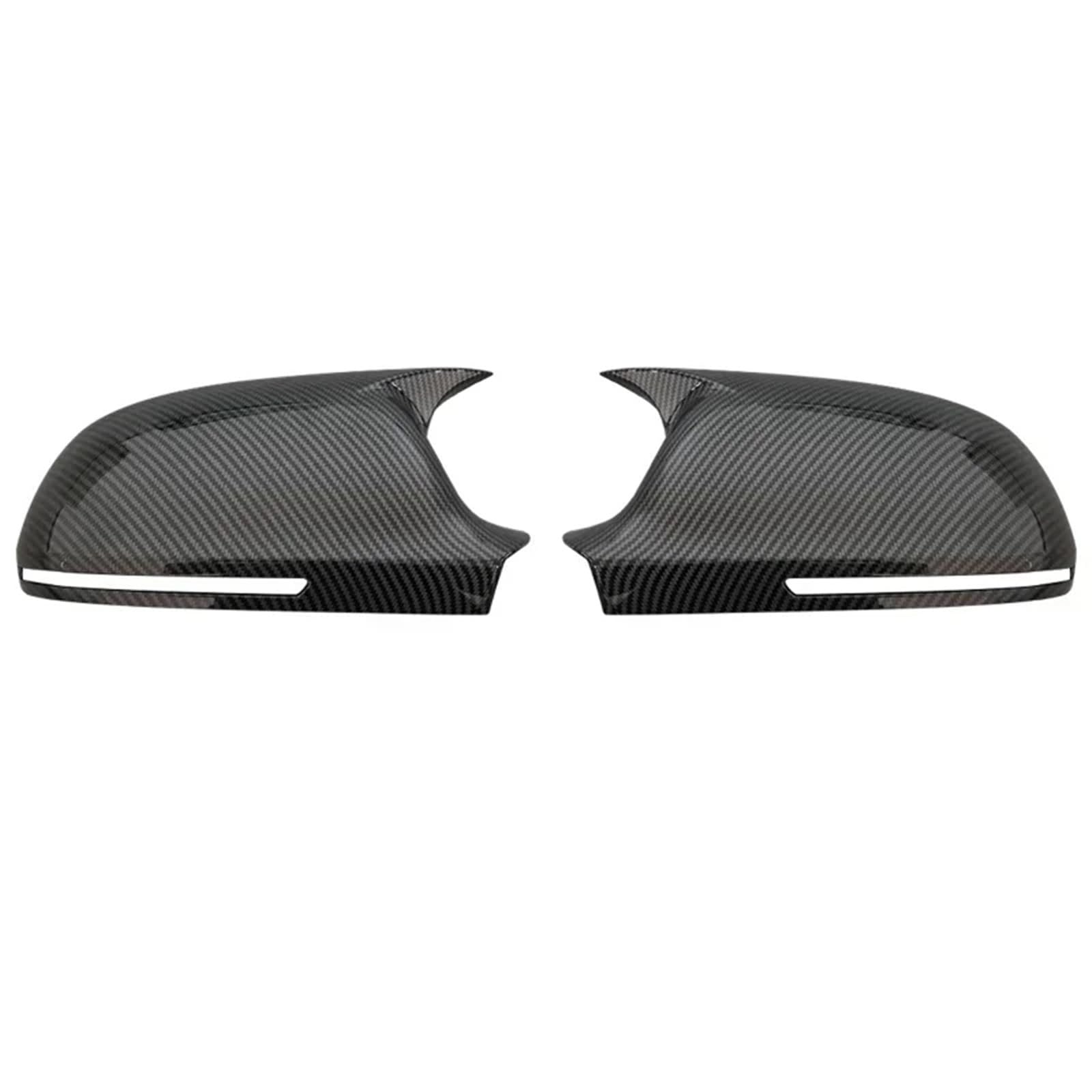GYTTAK Außenspiegelkappe Kompatibel Mit A6 S6 4f C6 2008–2011 Für A8 S8 D3 2008–2010 Für Q3 Sq3 2012–2015 Spiegelabdeckung Rückspiegelkappe Seitenspiegelschalenkappe(Carbon Fiber Pattern) von GYTTAK