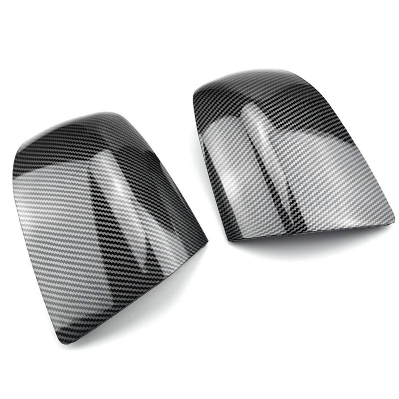 GYTTAK Außenspiegelkappe Kompatibel Mit Ford Für Focus Mk2 2005 2006 2007 2008 Seitenflügelgehäusetür Für Den Austausch Der Außenspiegelkappe(Carbon Fiber,with Lights) von GYTTAK