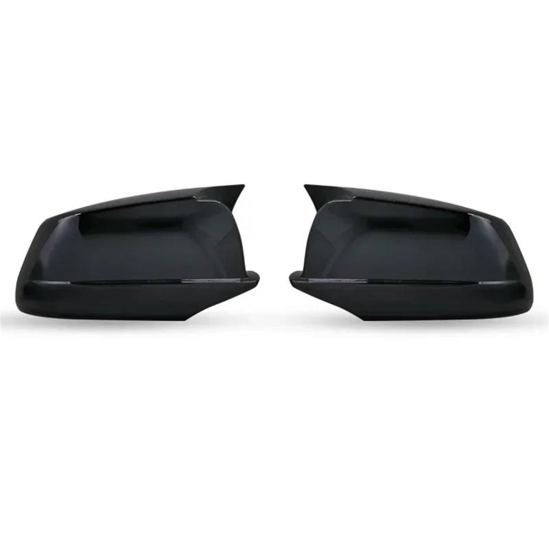 GYTTAK Außenspiegelkappe Kompatibel Mit Für F10 F11 520i 523i 525i 528i 530i 535i 550i Limousine 2011 2012 2013 Auto-Rückspiegel Seitenspiegelkappe Seitenspiegelabdeckung(Black) von GYTTAK
