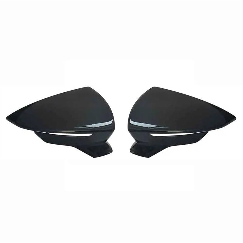 GYTTAK Außenspiegelkappe Kompatibel Mit Seat Für Leon Mk3 5f St Für Fr Für C&upra 2013 2014 2015 2016 2017 2018 2019 2020 Rückspiegelkappenabdeckung Türspiegelabdeckung(Gloss Black) von GYTTAK