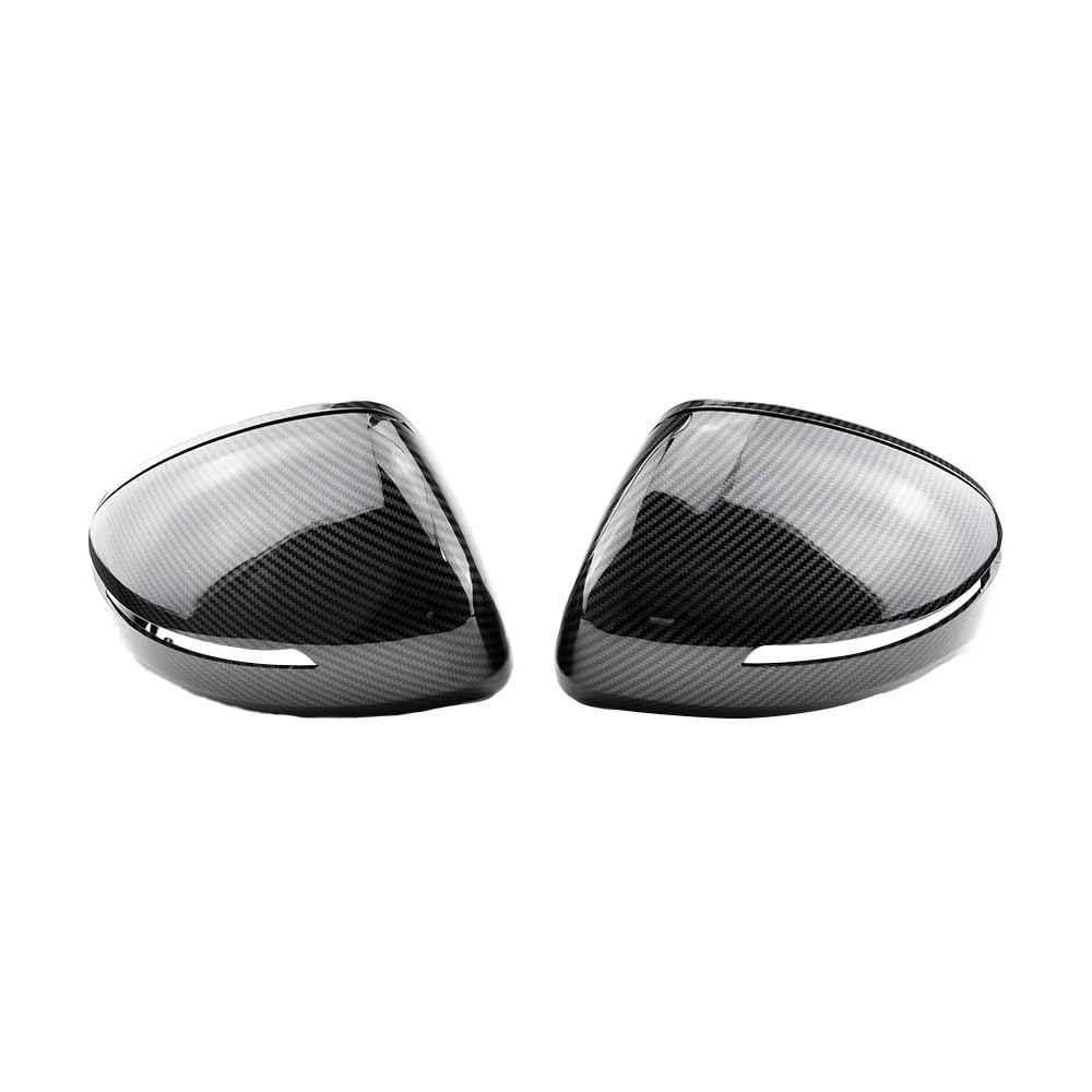 GYTTAK Außenspiegelkappe Kompatibel Mit Tt Rs Mk2 8j 2010–2014, Für R8-Type 42 2006–2015, Ersatz-Auto-Seiten-Rückspiegelkappe, Gehäuse-Zubehör(Carbon Fiber) von GYTTAK