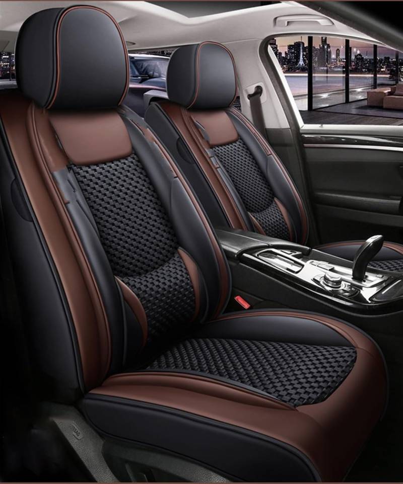 GYTTAK Auto-Schonbezüge Kompatibel Mit Hyundai Für Santa Fe I30 Ix35 Für Tucson Für Accent Autoinnenräume Sitzbezug Fahrersitzbezug rutschfeste Rückseite(3) von GYTTAK