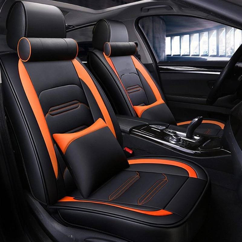 GYTTAK Auto-Schonbezüge Kompatibel Mit Mazda Für Axela 2 5 6 8 CX-7 CX-3 MX-5 CX-8 CX-30 CX-5 CX-9 CX-4 Auto-Innensitzschutz-Sitzkissen(4,with Pillow) von GYTTAK