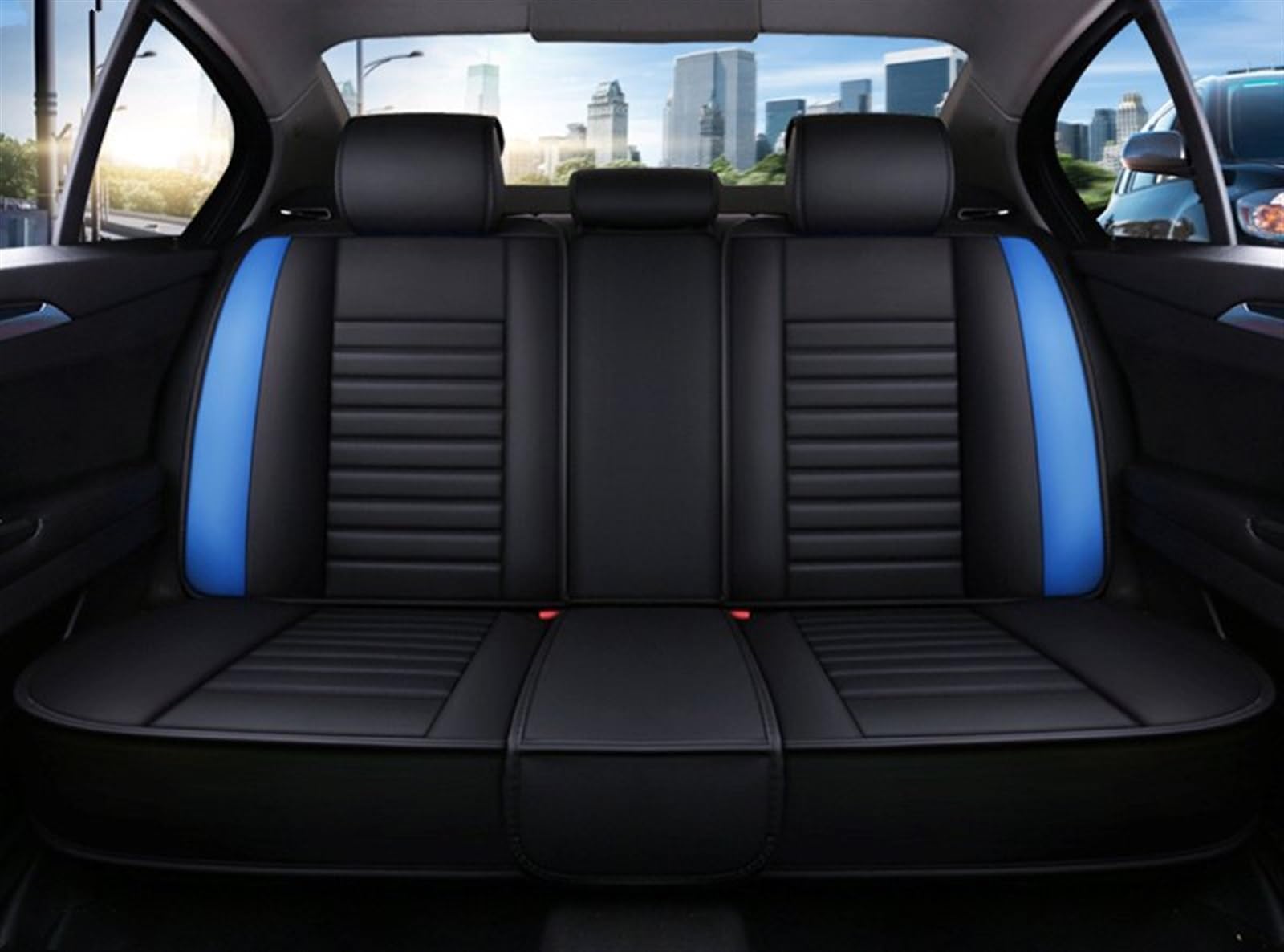 GYTTAK Auto-Schonbezüge Kompatibel Mit Suzuki Für Samurai Für Swift Für Ignis Für Grand Für Vitara Auto Wasserdichter Antifouling-Sitzbezug(B) von GYTTAK