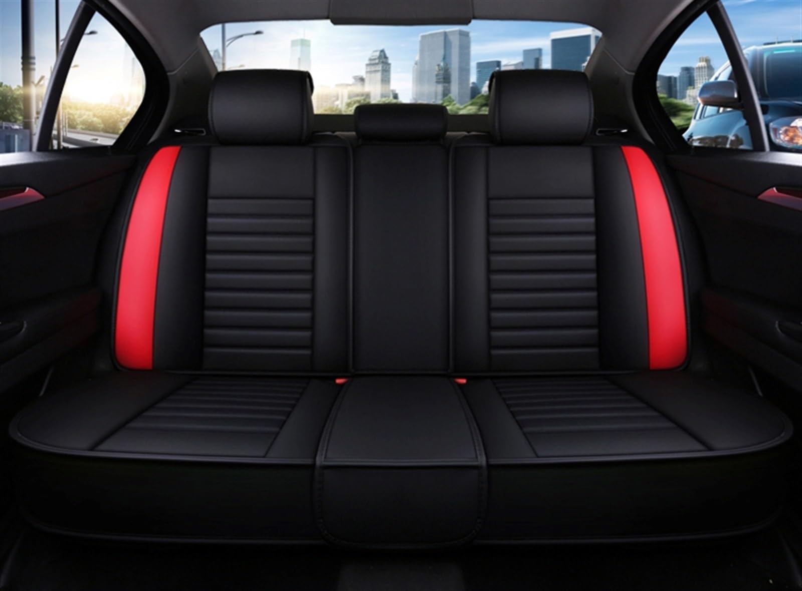 GYTTAK Auto-Schonbezüge Kompatibel Mit Suzuki Für Samurai Für Swift Für Ignis Für Grand Für Vitara Auto Wasserdichter Antifouling-Sitzbezug(C) von GYTTAK