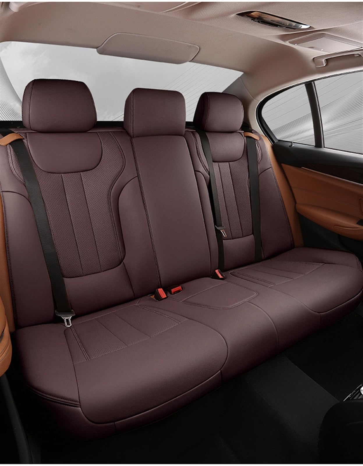 GYTTAK Auto-Schonbezüge Kompatibel Mit VW Für Polo 2014 2015 2016 2017 2019 2020. Auto-wasserdichte Antifouling-verschleißfeste Sitzbezüge Waschbar(B,4) von GYTTAK