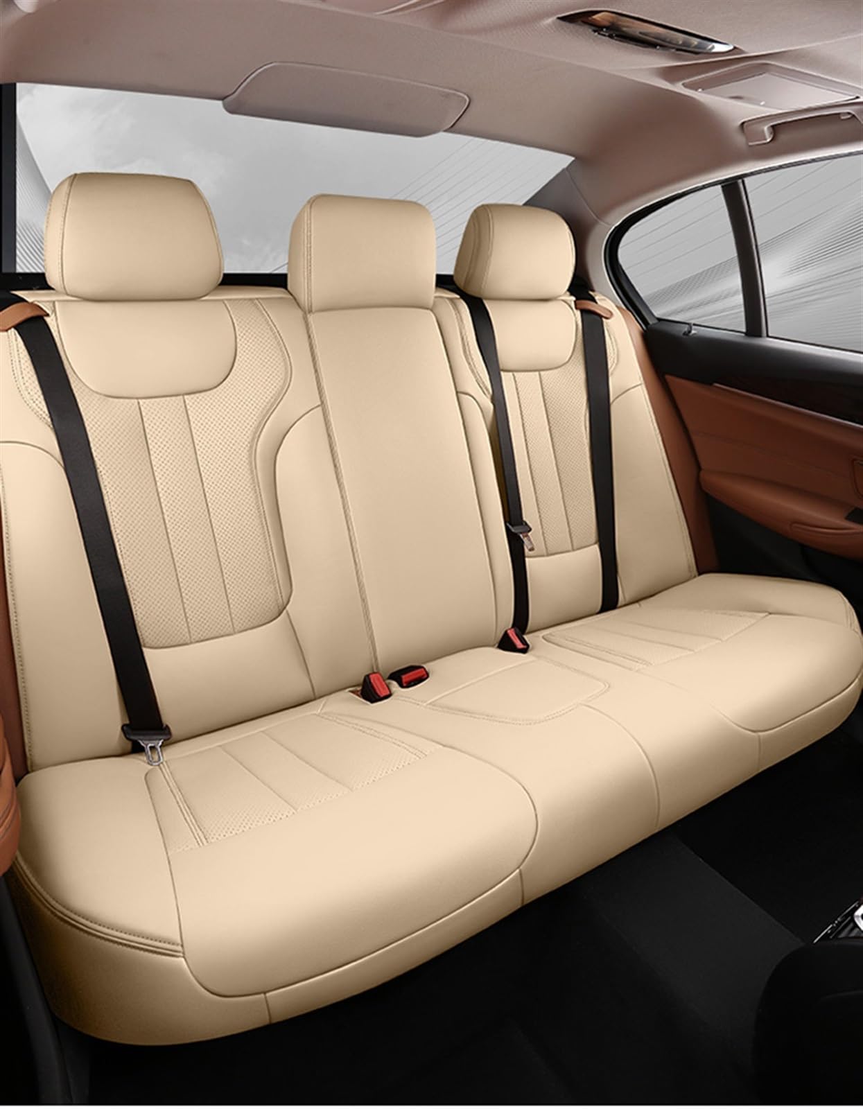 GYTTAK Auto-Schonbezüge Kompatibel Mit VW Für Polo 2014 2015 2016 2017 2019 2020. Auto-wasserdichte Antifouling-verschleißfeste Sitzbezüge Waschbar(B,7) von GYTTAK