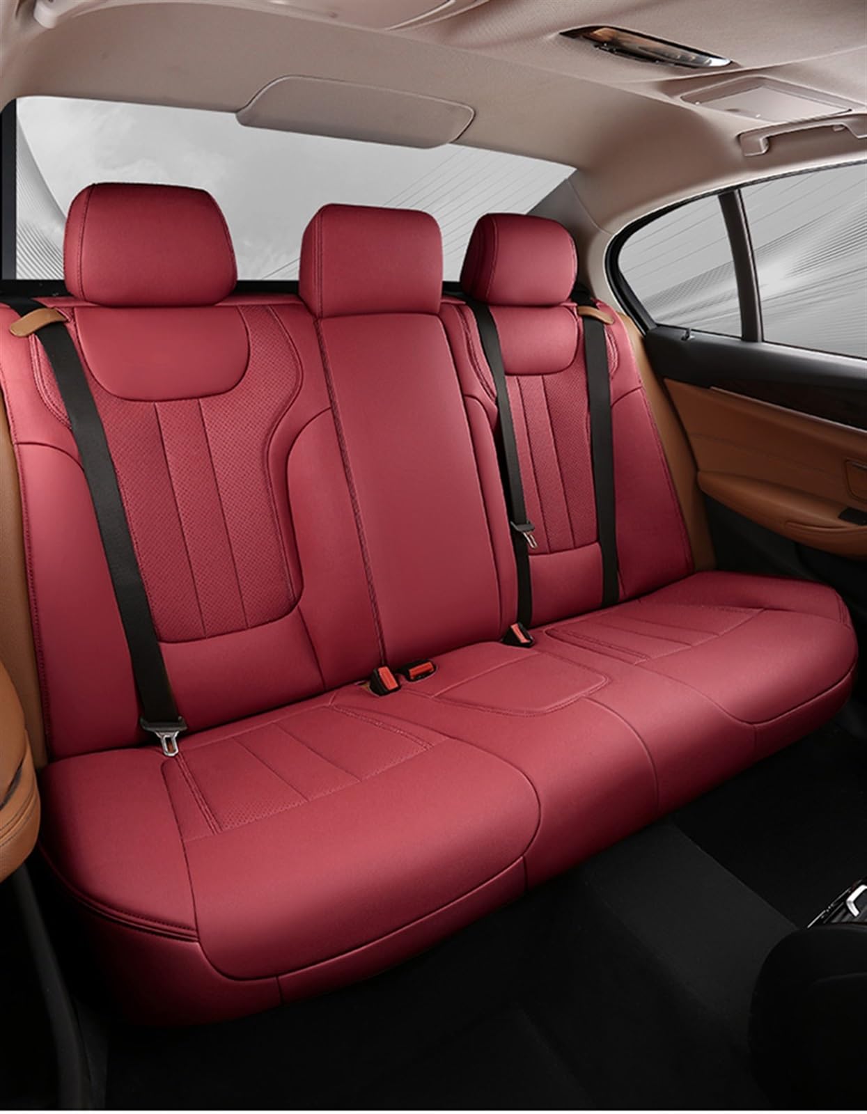 GYTTAK Auto-Schonbezüge Kompatibel Mit VW Für Polo 2014 2015 2016 2017 2019 2020. Auto-wasserdichte Antifouling-verschleißfeste Sitzbezüge Waschbar(B,color1) von GYTTAK