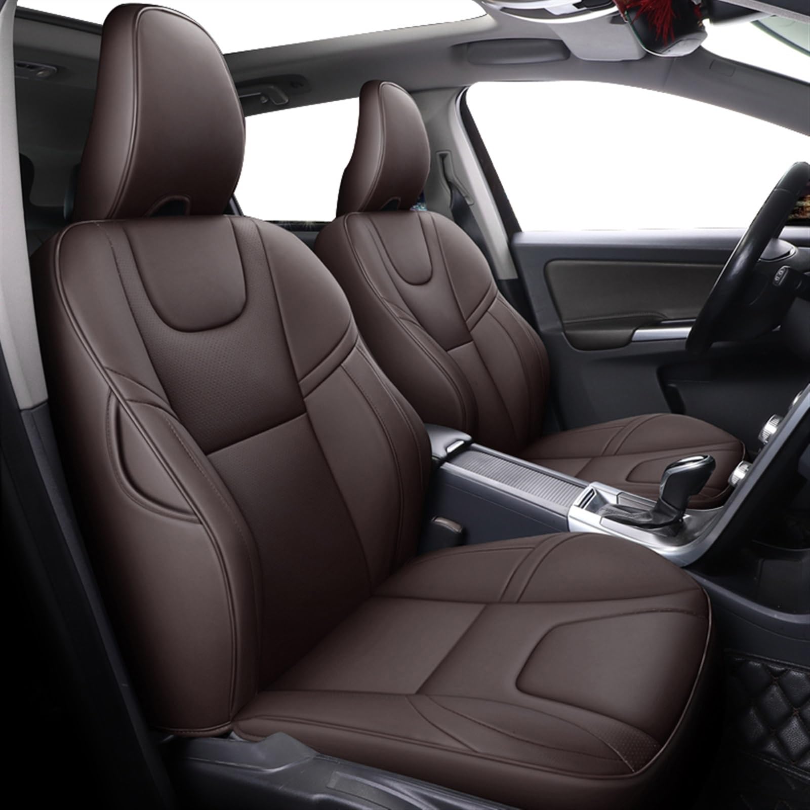 GYTTAK Auto-Schonbezüge Kompatibel Mit Volvo XC60 XC90 S90 S60 XC40 Autositzbezüge Innenraum Fahrersitzbezug Sitzbezug Schutz(2) von GYTTAK