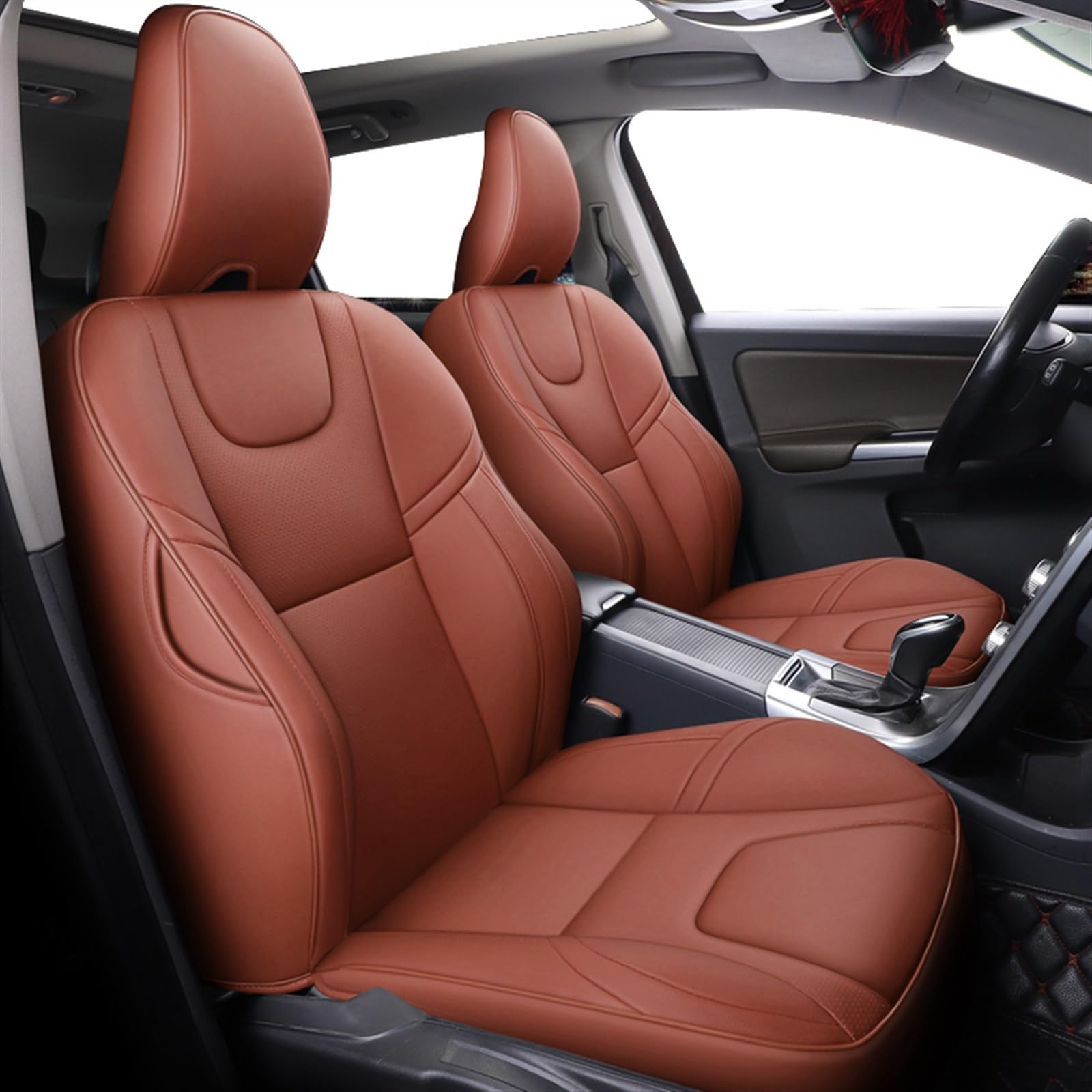 GYTTAK Auto-Schonbezüge Kompatibel Mit Volvo XC60 XC90 S90 S60 XC40 Autositzbezüge Innenraum Fahrersitzbezug Sitzbezug Schutz(4) von GYTTAK