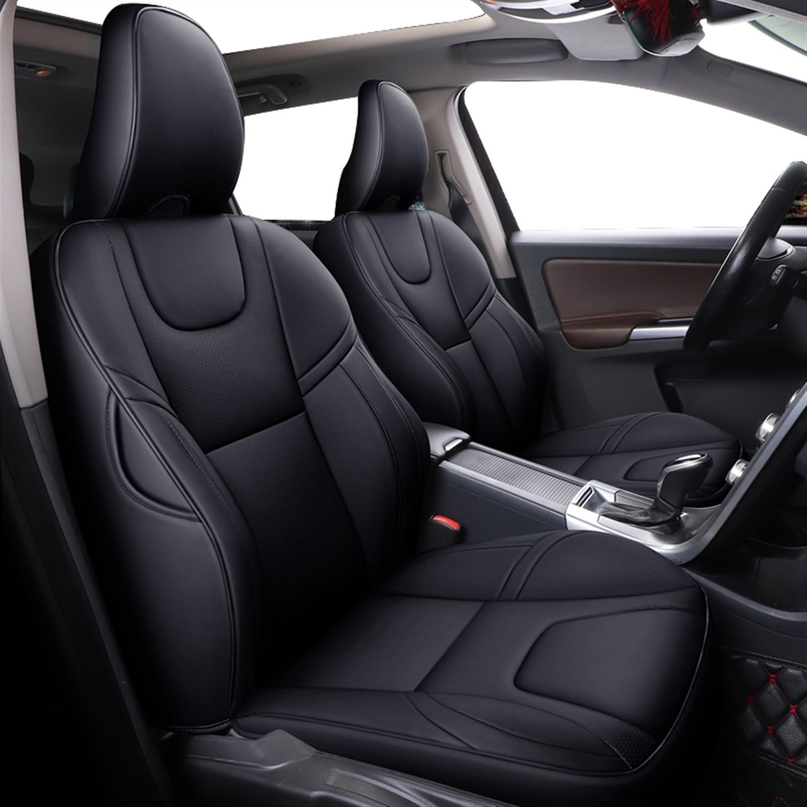 GYTTAK Auto-Schonbezüge Kompatibel Mit Volvo XC60 XC90 S90 S60 XC40 Autositzbezüge Innenraum Fahrersitzbezug Sitzbezug Schutz(7) von GYTTAK