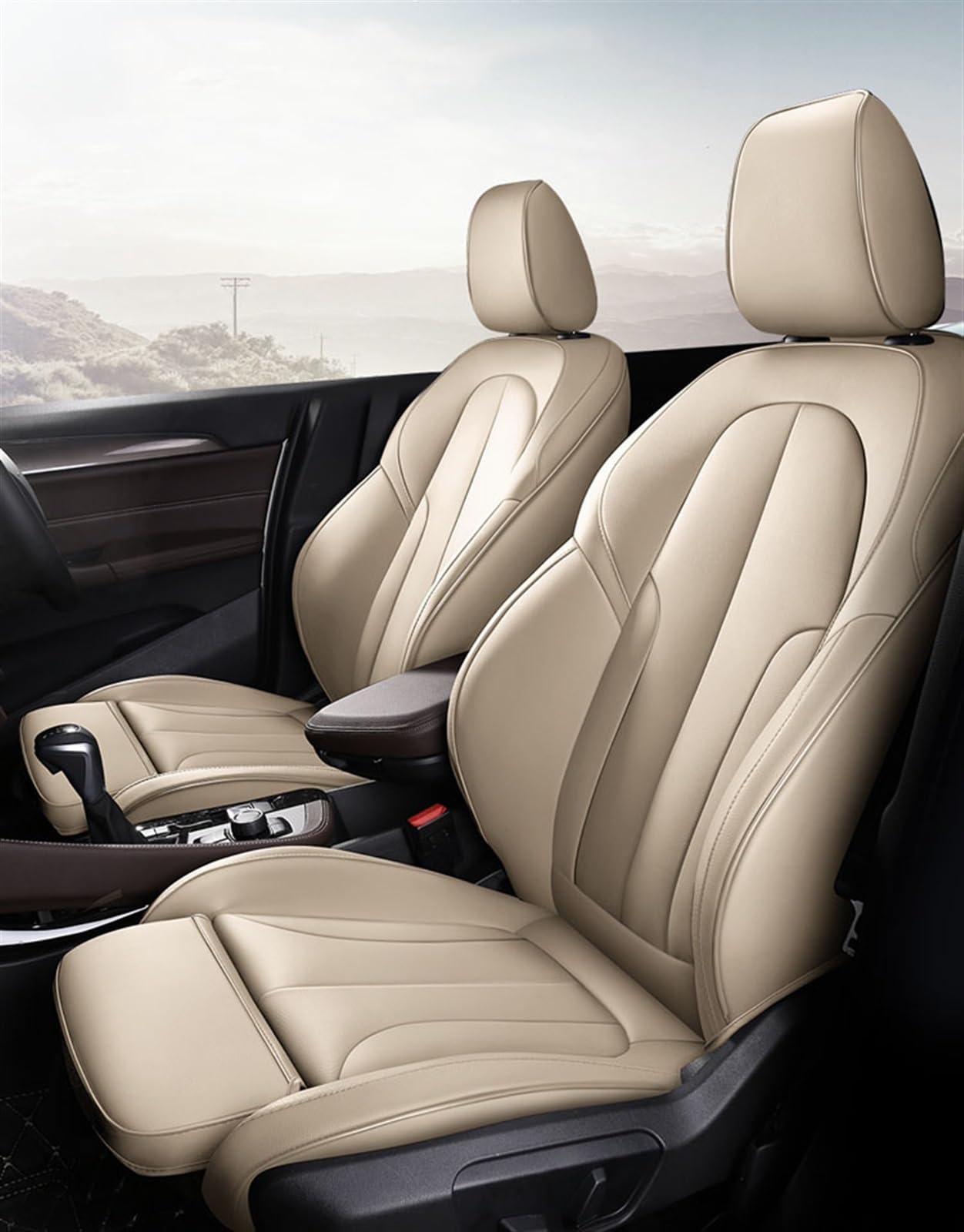 GYTTAK Auto-Schonbezüge Kompatibel Mit X5 X6 Z4 E53 E70 E71 E72 E85 E86 E89 Autositzbezüge Fahrersitzbezug Schutz Four Seasons Sitzbezug(5,A) von GYTTAK