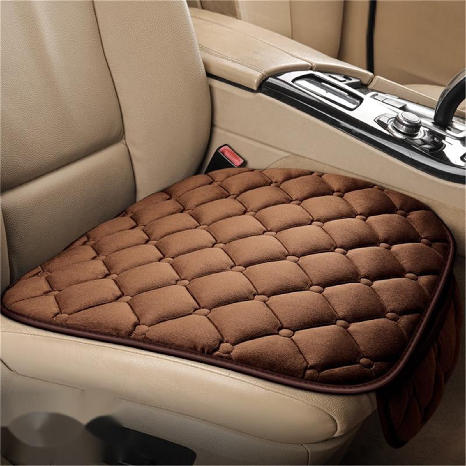 GYTTAK Auto-Schonbezüge Universal Winter Warm Auto Sitzbezug Kissen Anti-rutsch Vorderstuhl Sitz Atmungsaktive Pad Seat Protector Sitz(4) von GYTTAK