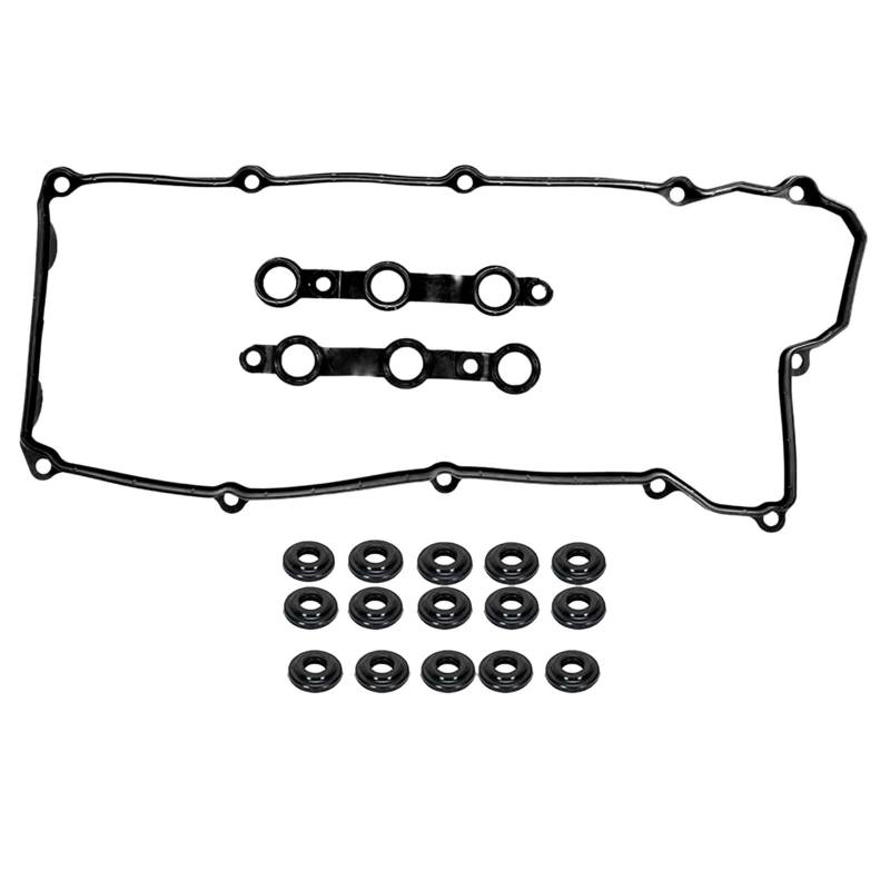 GYTTAK Autoteile Kompatibel Mit 3 Serie Für Touring E46 1999 2000 2001 2002 2003 2004 2005 Auto Motor Ventildeckel Schraube Dichtung OEM:11129070532 11121437395 von GYTTAK