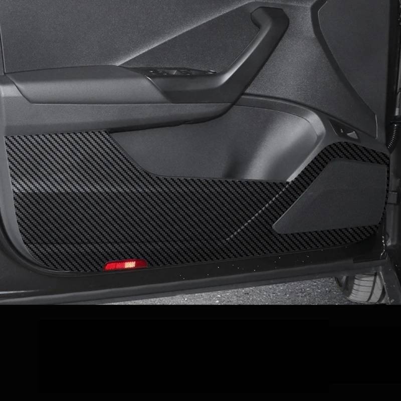 GYTTAK Autotür Anti Kick Pads Kompatibel Mit VW Für T-ROC 2018–2024, Autotür-Anti-Kick-Pad, Autotür-Anti-Kick-Platte, Auto-Innentür-Anti-Kick-Pad-Aufkleber, Zubehör von GYTTAK