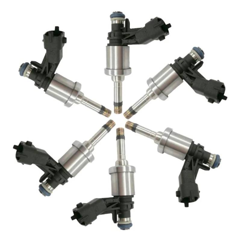 GYTTAK Einspritzdüsen Kompatibel Mit Buick Für Enclave 3.6L V6 2009 2010 2011 12638530 6-teiliges Auto-Kraftstoffsprühdüsen-Einspritzdüsen-Autozubehör von GYTTAK