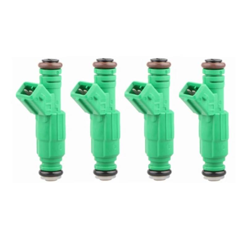 GYTTAK Einspritzdüsen Kompatibel Mit Chrysler Für Cirrus 2.0L 2.4L 1997 1998 1999 2000 0280155968 4-teiliges Auto-Benzin-Einspritzventil Einspritzdüsen Autozubehör von GYTTAK