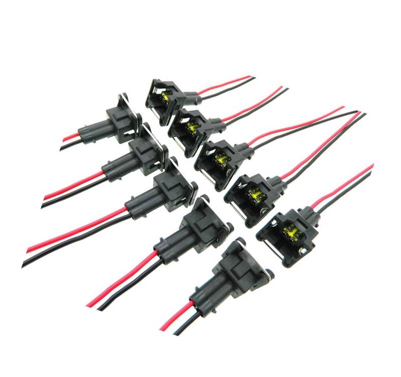 GYTTAK Einspritzdüsen Kompatibel Mit Citroen C4 C5 C8 Für Xsara Für Picasso Für Jumpy Für Evasion Für Synergie Auto-Kraftstoffeinspritzdüsen 01F003A 1984E2 75116328 0280156328(10X Plugs Connector) von GYTTAK