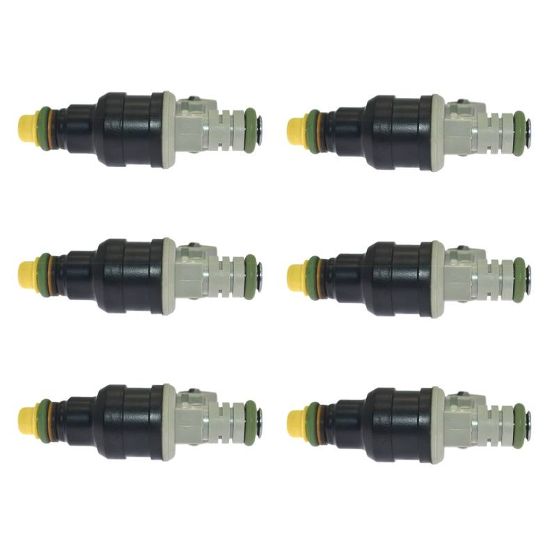 GYTTAK Einspritzdüsen Kompatibel Mit Ford Für Aerostar 1986 1987 1988 1989 0280150710 6 Stück Auto-Einspritzventil Einspritzventil Autozubehör von GYTTAK