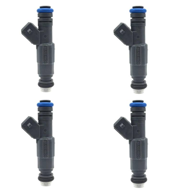 GYTTAK Einspritzdüsen Kompatibel Mit Ford Für Contour 1999 2000 0280155887 4-teiliges Auto-Kraftstoffsprühdüsen-Einspritzventil Autozubehör von GYTTAK