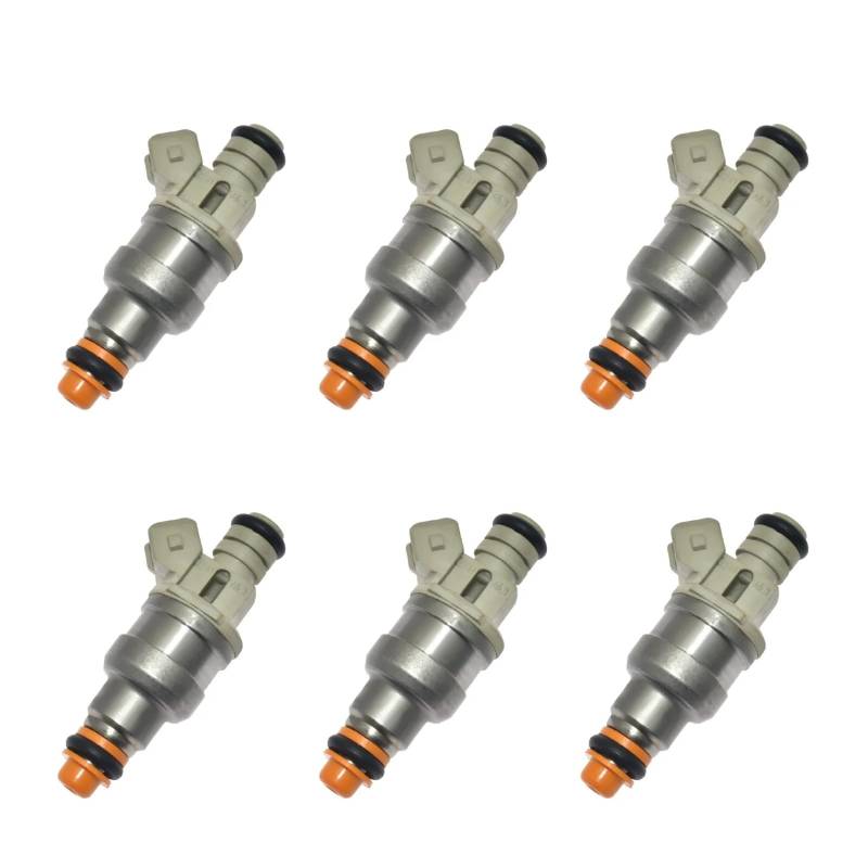GYTTAK Einspritzdüsen Kompatibel Mit Ford Für Windstar 3.0L V6 1995 1996 1997 1998 1999 2000 F47E-A2E 6 Stück Auto-Benzindüsen-Einspritzdüsen-Autozubehör von GYTTAK