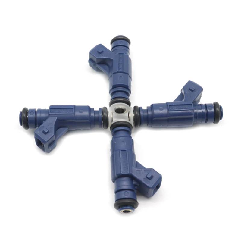 GYTTAK Einspritzdüsen Kompatibel Mit Für A4 1.8L L4 2001 2002 2003 2004 2005 2006 0280156065 4 STÜCKE Automotor-Einspritzdüse Kraftstoffeinspritzdüse von GYTTAK