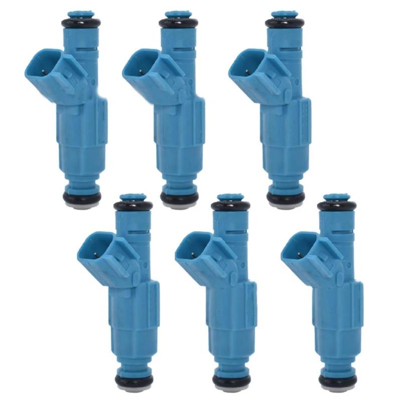 GYTTAK Einspritzdüsen Kompatibel Mit Jeep Für Liberty 3.7L V6 2002 2003 53031099 0280155972 6 STÜCKE Auto-Einspritzdüsen Einspritzdüsen Autozubehör von GYTTAK