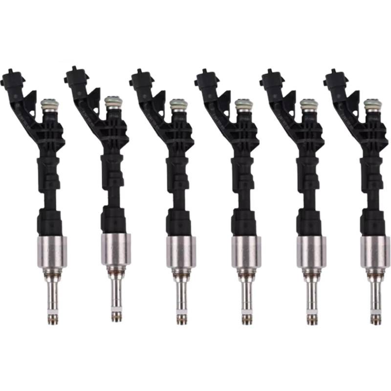 GYTTAK Einspritzdüsen Kompatibel Mit Land Für Rover Für Range Für Rover Sport 2015 2016 2017 2018 2019 2020 LR4 Für Discovery 3.0L LR105431 Auto-Kraftstoffeinspritzdüse, 6 Stück von GYTTAK