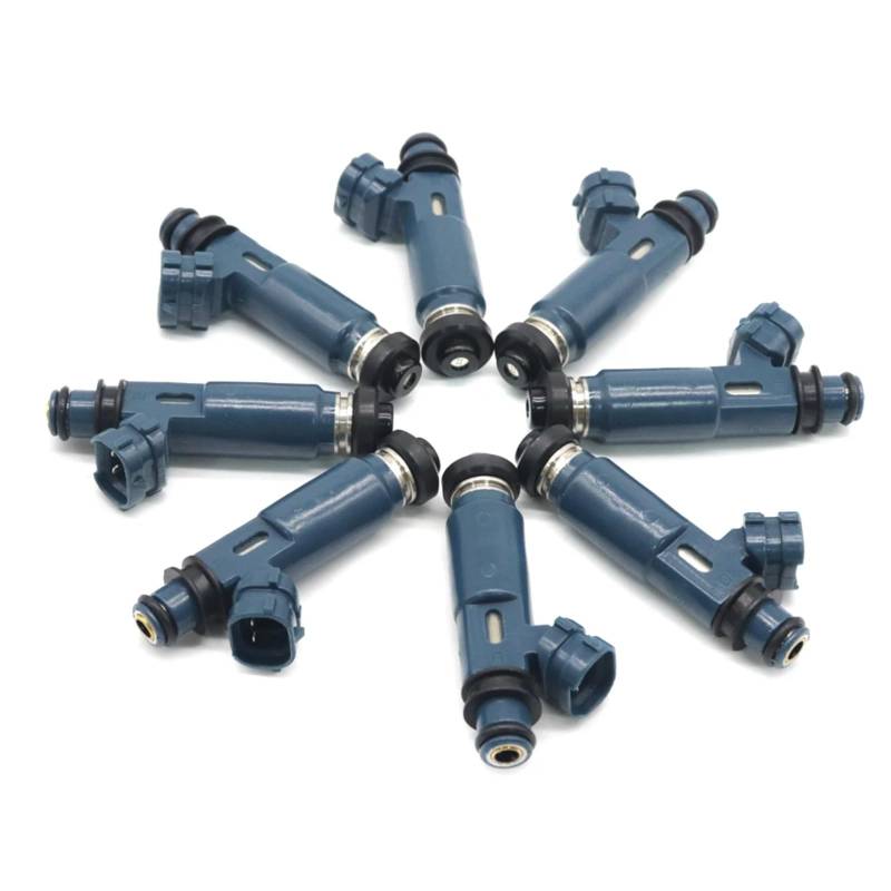 GYTTAK Einspritzdüsen Kompatibel Mit Lexus Für LX470 4.7L 1998 1999 2000 2001 2002 2003 2004 2005 23250-50040 8 Stück Auto-Benzin-Einspritzdüsen von GYTTAK