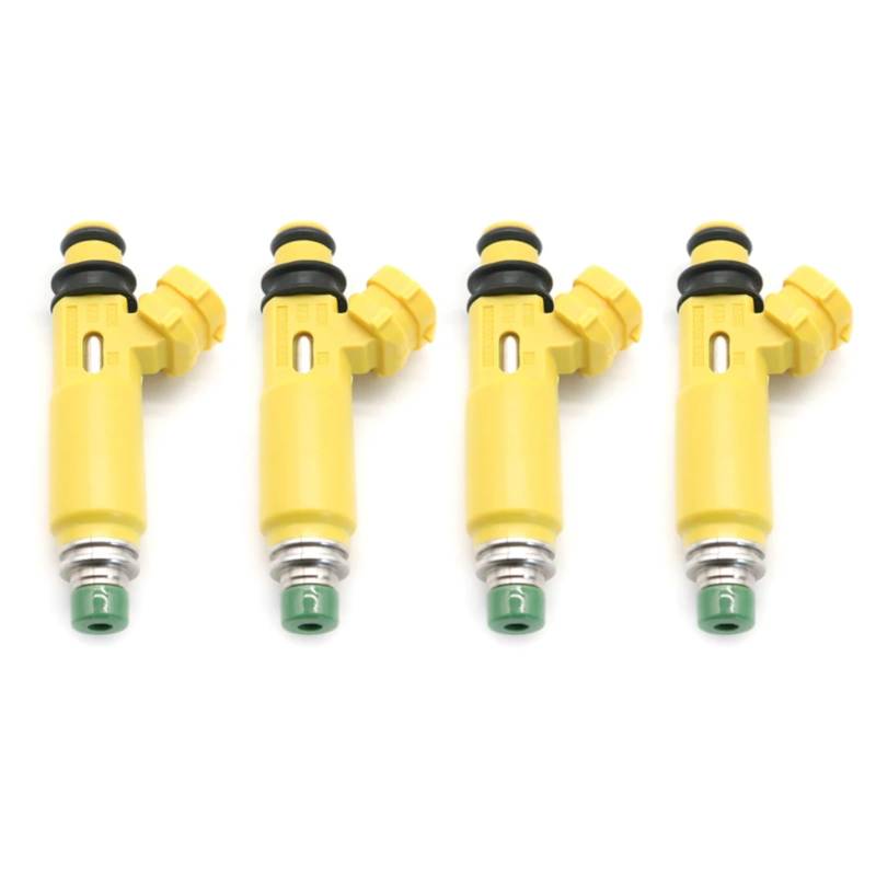 GYTTAK Einspritzdüsen Kompatibel Mit Mazda Für RX-8 2004 2005 2006 2007 2008 1.3L 195500-4450 4 STÜCKE Automotor-Einspritzdüse Kraftstoffeinspritzdüse von GYTTAK