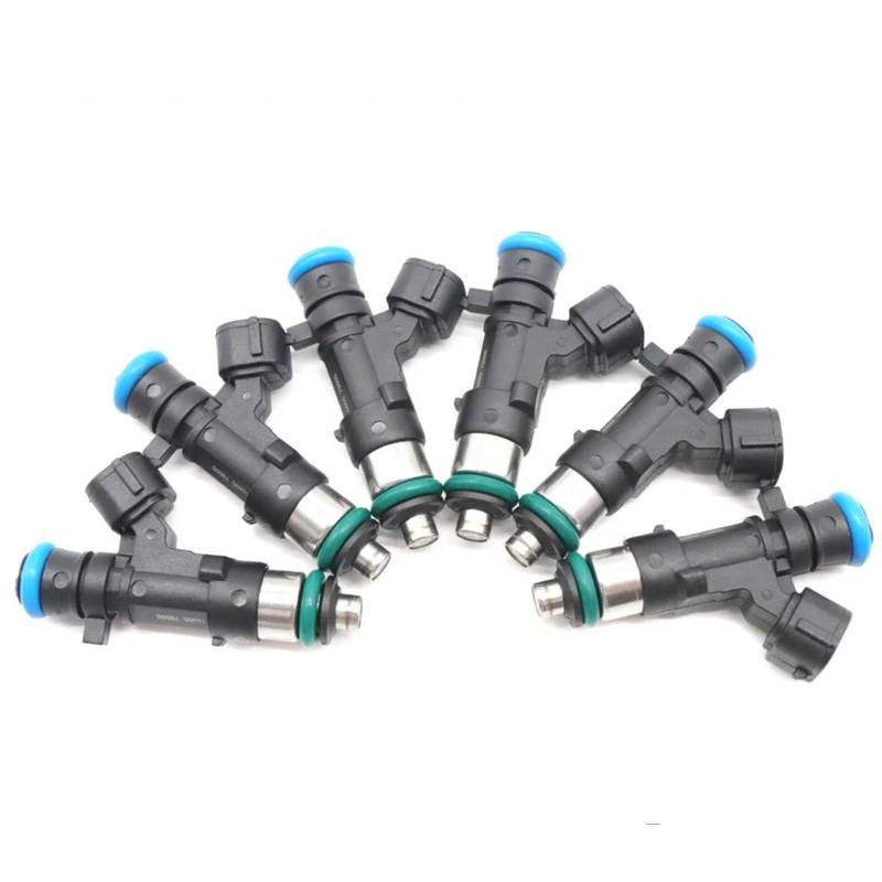 GYTTAK Einspritzdüsen Kompatibel Mit Nissan Für Xterra 4.0L V6 2005 2006 2007 2008 2009 2010 2011 2012 2013 2014 0280158007 6 Stück Auto-Einspritzventil-Einspritzdüsen von GYTTAK
