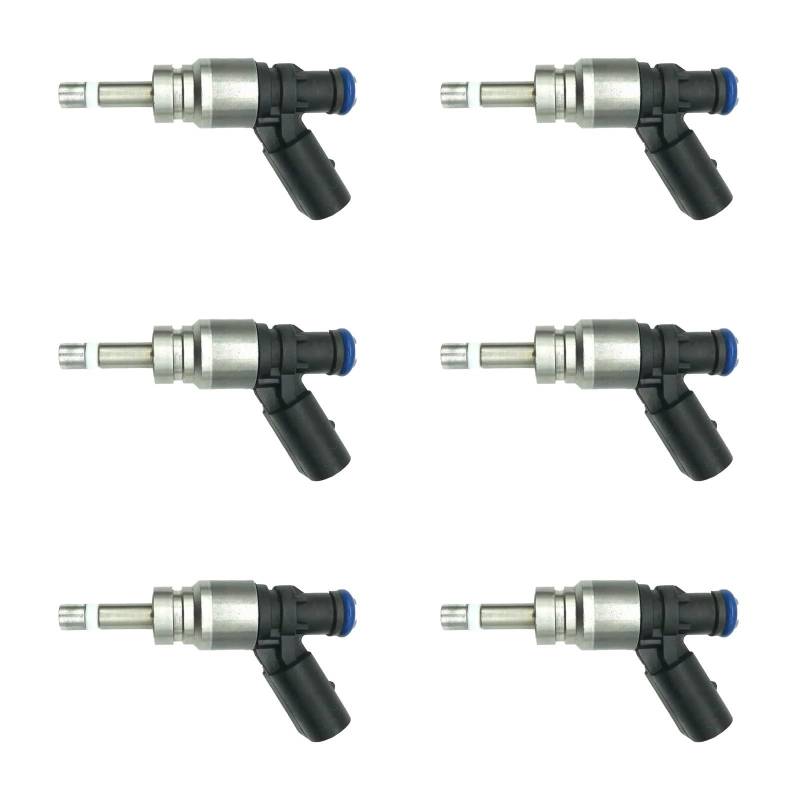 GYTTAK Einspritzdüsen Kompatibel Mit Seat Für Leon 4 2011 2012 2013 06E906036C 06E906036F 06E906036E 6PCS Auto-Injektorventil Kraftstoffinjektor von GYTTAK