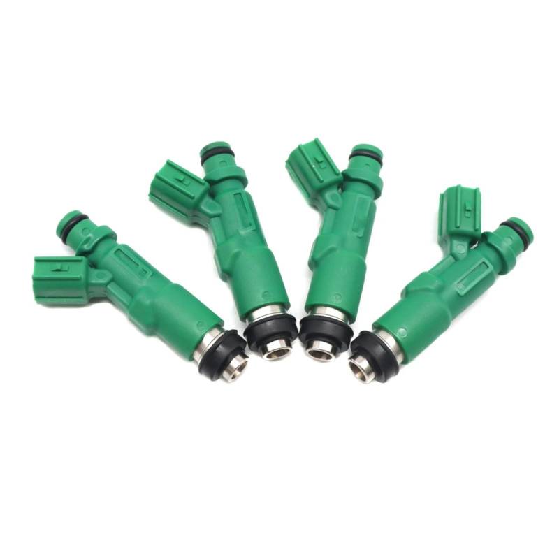 GYTTAK Einspritzdüsen Kompatibel Mit Toyota Für Prius 1.5L 2000 2001 2002 2003 2004 2005 2006 2007 2008 2009 23250-21020 4 STÜCKE Auto-Kraftstoffsprühinjektor Einspritzdüse von GYTTAK
