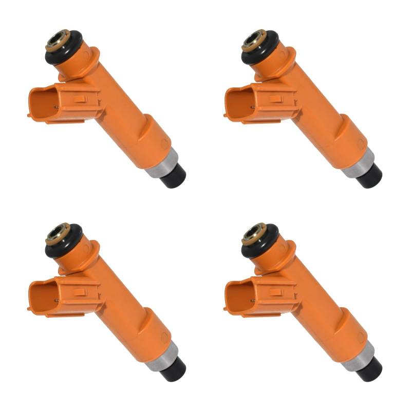 GYTTAK Einspritzdüsen Kompatibel Mit Toyota Für Solara 2.4L L4 2006 2007 2008 23250-40020 4 STÜCKE Automotor-Einspritzdüsen-Einspritzdüsen Autozubehör von GYTTAK