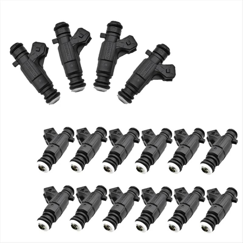 GYTTAK Einspritzdüsen Kompatibel Mit VW Für Golf Für Polo Für Saveiro 1.6L 0280156403 032906031R 16-teilige Auto-Kraftstoffeinspritzdüsen Für Autos von GYTTAK