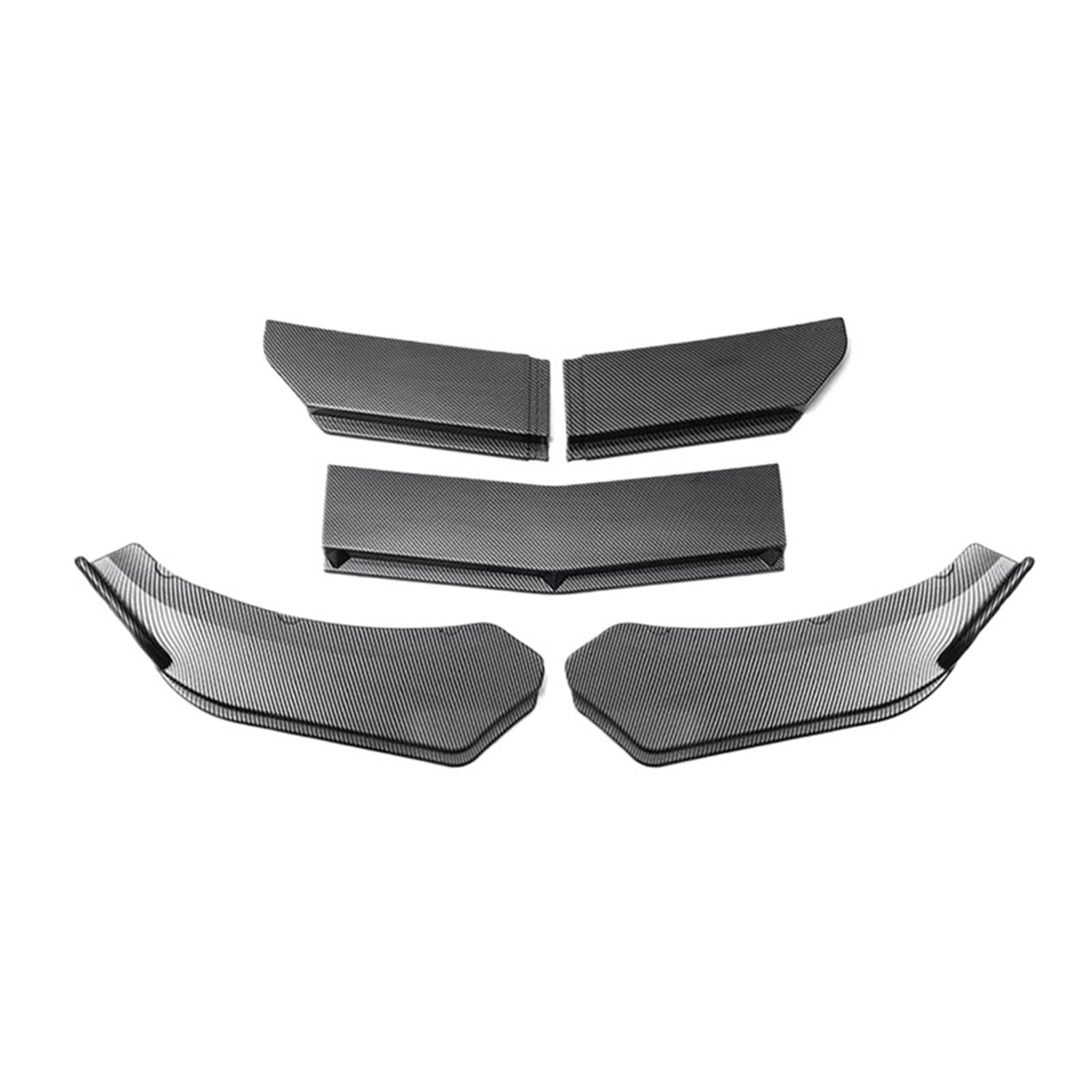GYTTAK Kofferraumspoiler Kompatibel Mit 4/5-teiliges Auto-Frontstoßstangen-Lippenkörper-Set Spoiler Canard-Splitter Diffusor Auto-Außen-Ersatzteile(Type 6) von GYTTAK