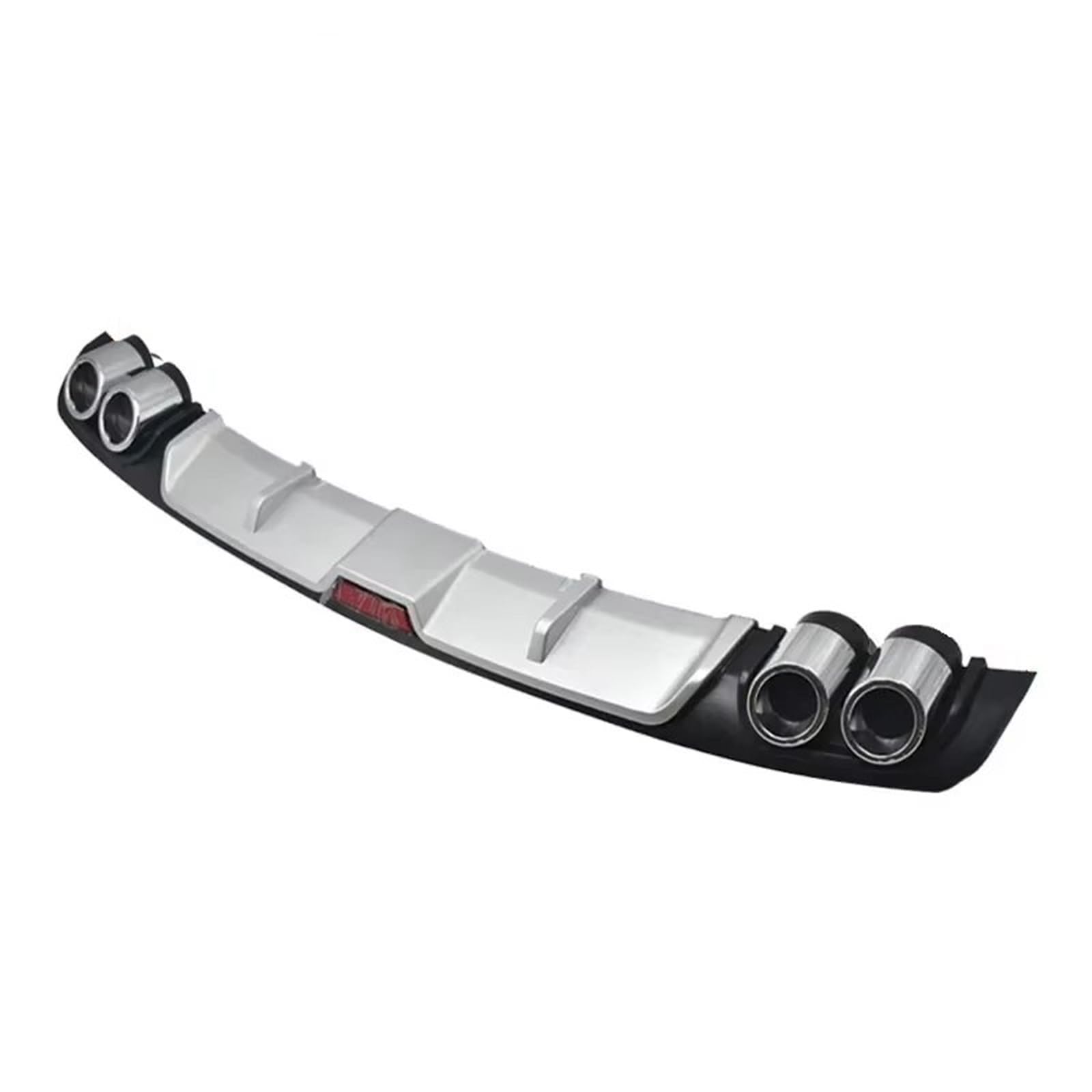 GYTTAK Kofferraumspoiler Universeller Heckstoßstangenspoiler Hecklippe Heckspoiler Auto-ABS-Spoiler Diffusor Außen-Tuning-Zubehör 120–128 cm(A-120CM-silver) von GYTTAK