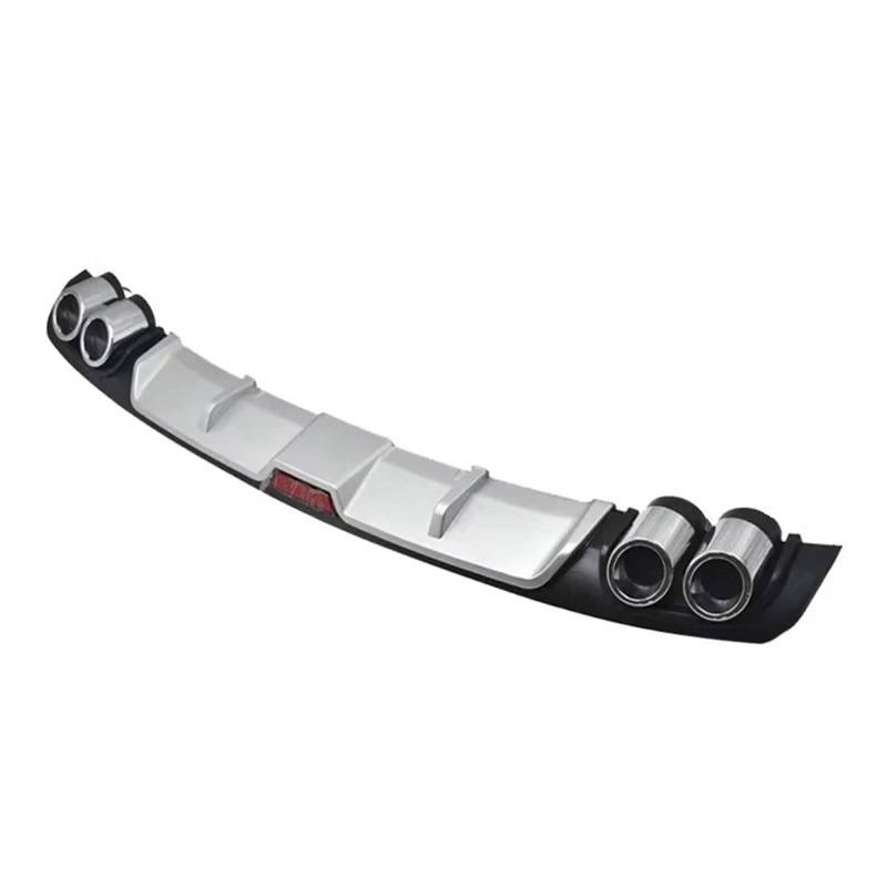 GYTTAK Kofferraumspoiler Universeller Heckstoßstangenspoiler Hecklippe Heckspoiler Auto-ABS-Spoiler Diffusor Außen-Tuning-Zubehör 120–128 cm(A-120CM-silver) von GYTTAK