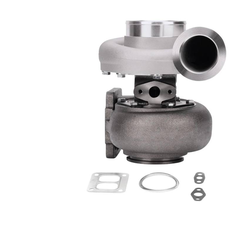 GYTTAK Motor-Turbolader Für GT45 Billet-Turbolader Für 4,0–6,0 L V-Band A/R .66 Com 1.05 Turbinenölgekühlter Turbinen-Turbokompressor von GYTTAK