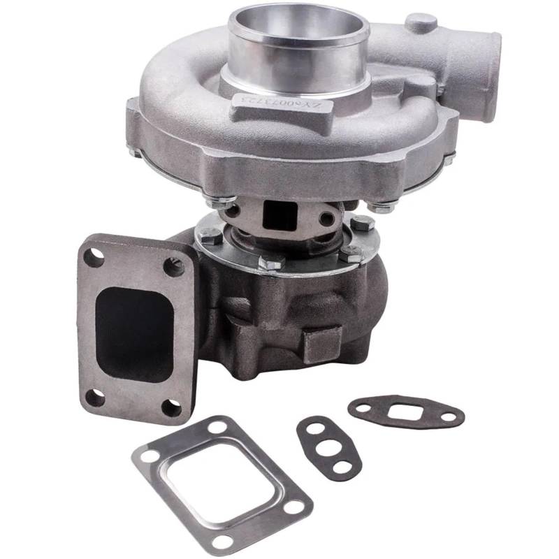 GYTTAK Motor-Turbolader Für T3 T04E Turbo Turbolader 400HP .57 AR Universal Abgasturbine Für 1,5-2,5 L Turbolader Abgasturbolader von GYTTAK