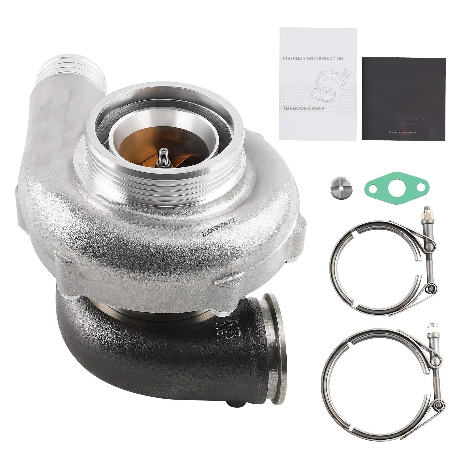 GYTTAK Motor-Turbolader Kompatibel Mit 2,0- Bis 3,5-Liter-Motoren Mit Einer Leistung Von Bis Zu 770 PS. Kugelgelagerte Turbolader Für Turbolader GYTTAK Motor-Turbolader Kompatibel Mit 2,0- Bis 3,5-Liter-Motoren Mit Einer Leistung Von Bis Zu 770 PS. Kugelgelagerte Turbolader Für Turbolader von GYTTAK