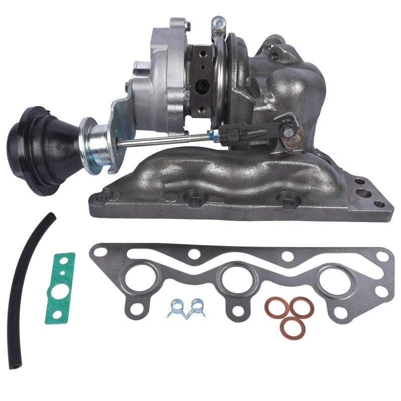 GYTTAK Motor-Turbolader Kompatibel Mit Benz Für Smart Für Cabrio (450) 2000 2001 2002 2003 2004 Abgasturbolader + Dichtung A1600960999 1600960999 727211 von GYTTAK
