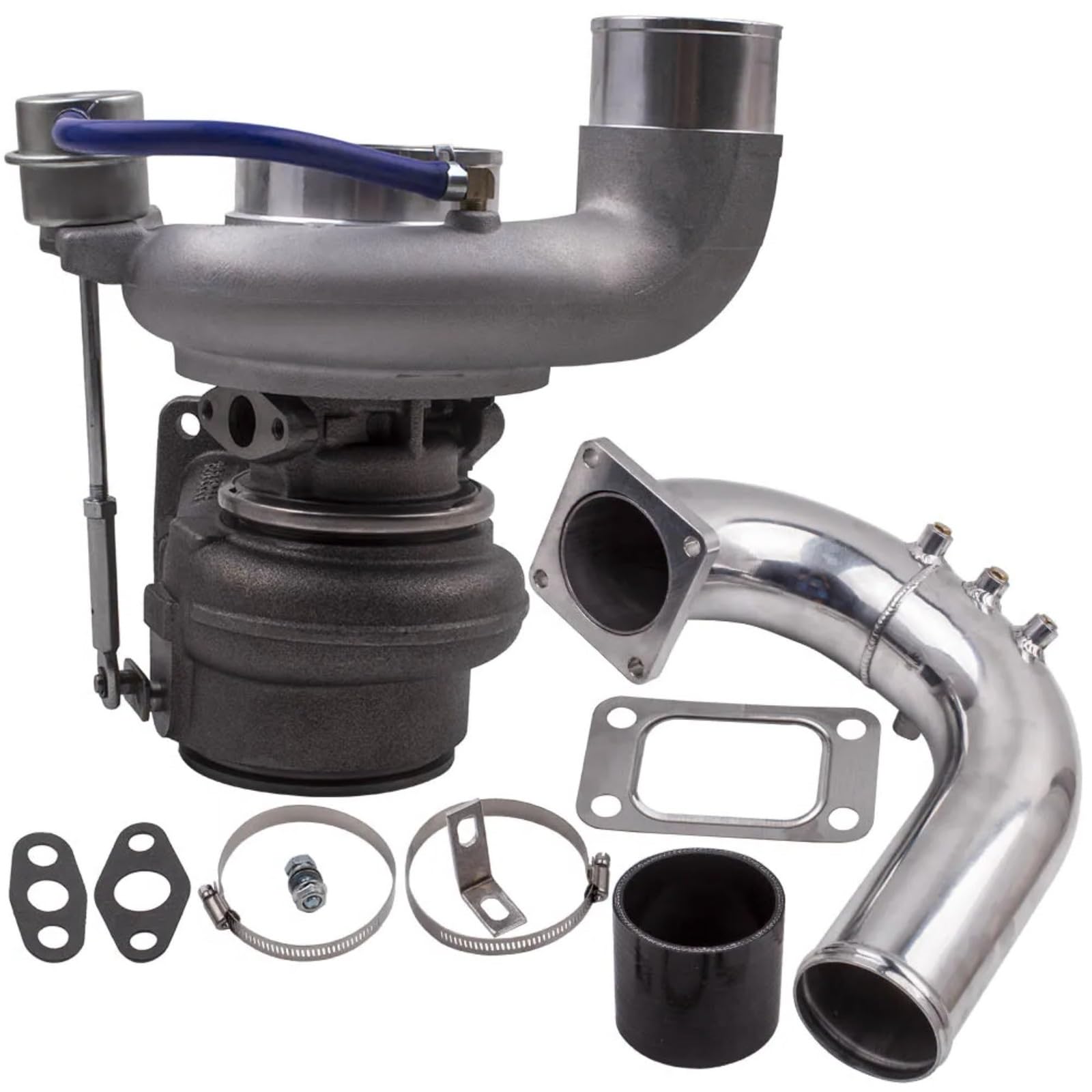 GYTTAK Motor-Turbolader Kompatibel Mit Cummins Truck DP, Für Leyland Mit 6BTA-Motor 2003 2004 Turbinen-Turbolader-Ansaugkrümmer-Kompressor-Turbolader 4035044,4955452 von GYTTAK