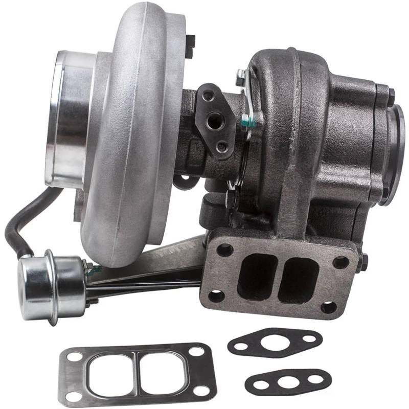 GYTTAK Motor-Turbolader Kompatibel Mit Dodge Für RAM 2500/3500 5.9L 1999 2000 2001 2002 HX35 Turbo Turbolader 3534923 3434924 3539263 3802778 3774569 HX35W von GYTTAK
