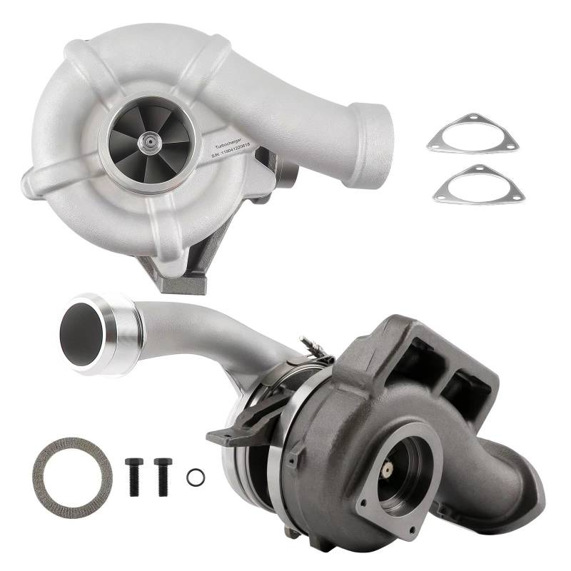 GYTTAK Motor-Turbolader Kompatibel Mit Ford F-Serie F250 F350 F450 F550 Für Super Duty V8 6,4L 2008 2009 2010 Hoch- Und Niederdruck-Turbolader 1848300C96 176013 von GYTTAK